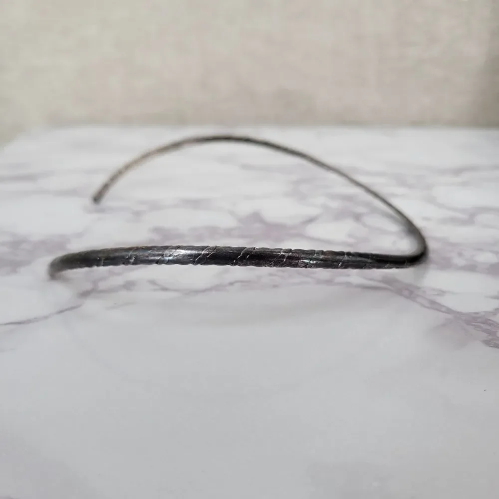 Best Vintage Silver-toned Choker Necklace